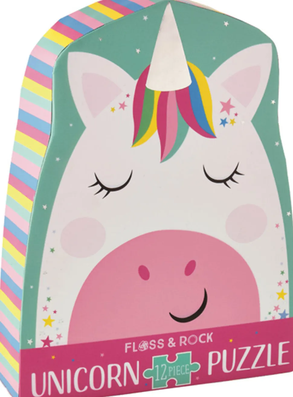 Floss & Rock 12pc Puzzle - Rainbow Unicorn
