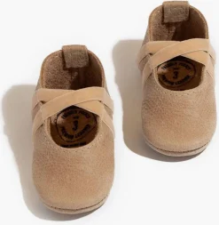 Freshly Picked Ballet Slipper Mini Sole V2, Size 4 - Weathered Brown