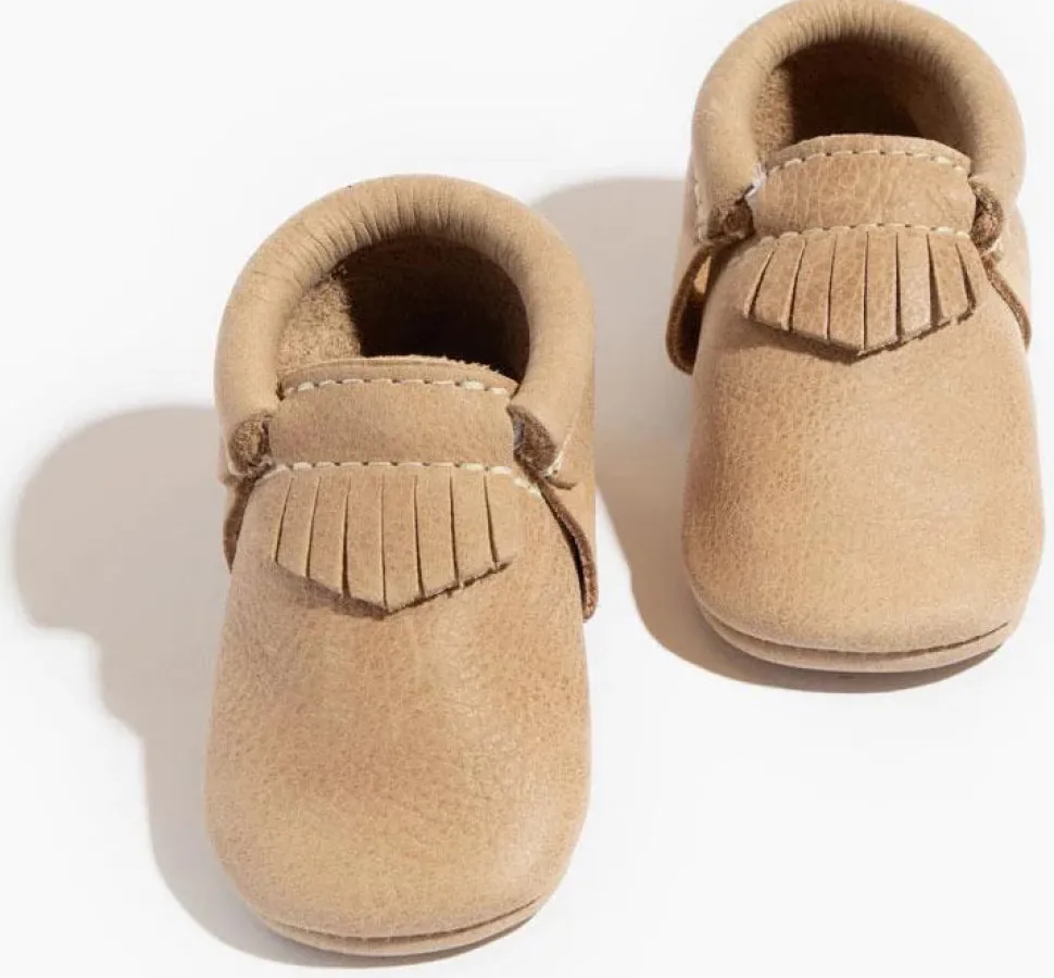 Freshly Picked City Moccasins Mini Sole V2, Size 3 - Weathered Brown