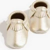 Freshly Picked Classic Moccasins, Size 2 - Platinum
