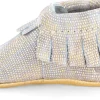 Freshly Picked Moccasins, Size 1 - Gold Lizard