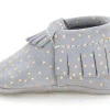 Freshly Picked Moccasins, Size 3 - Gray Confetti