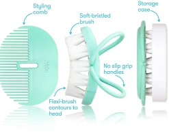Fridababy Baby Head-Hugging Hairbrush + Styling Comb Set