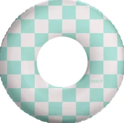 FUNBOY 30" Checkered Kids Tube Float - Blue