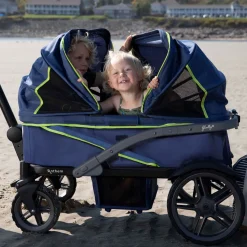 Gladly Family Anthem2 All-Terrain (2 Seater) Stroller Wagon - Neon Indigo