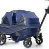Gladly Family Anthem4 ICS All-Terrain (4 Seater) Stroller Wagon - Neon Indigo