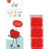 Glo Pals Light Up Cube Bath Toys - Sammy (Red)