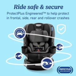 Graco EasyTurn 360 2-in-1 Rotating Convertible Car Seat - Solae