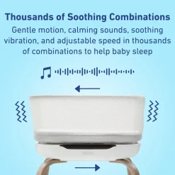Graco SmartSense Soothing Bassinet - Luna
