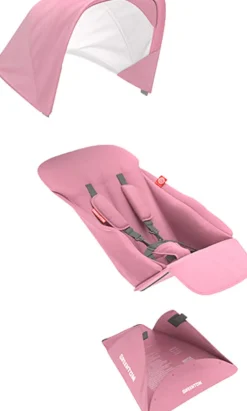 Greentom Reversible Seat Fabric Set - Pink