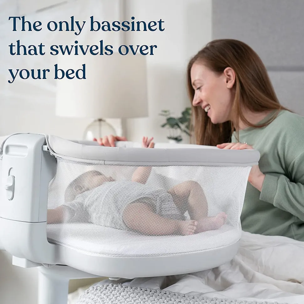 HALO BassiNest Swivel Sleeper 3.0 - Solid Grey