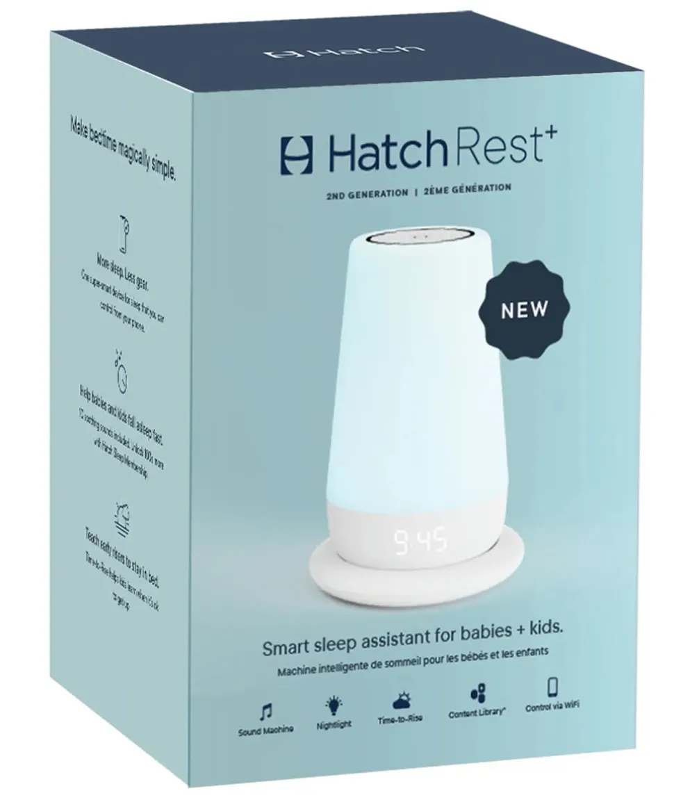 Hatch Rest+ 2nd Gen Night Light / Sound Machine with Battery