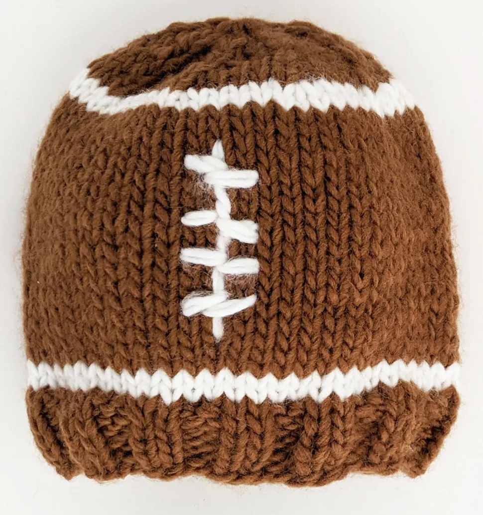 Huggalugs Football Beanie Hat - Large (2-6 years)