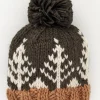 Huggalugs Forest Knit Beanie Hat - Loden, Medium (6-24 months)
