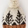 Huggalugs Forest Knit Beanie Hat - Natural, Medium (6-24 months)