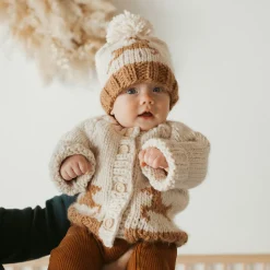 Huggalugs Oh Deer Beanie Hat - Medium (6-24 months)