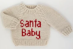 Huggalugs Santa Baby Crew Neck Sweater - 12-18 months
