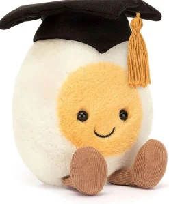 Jellycat Amuseable Boiled Egg Graduation, 6"