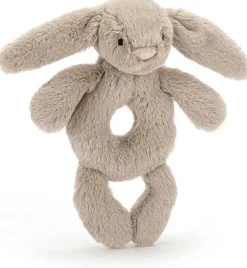 Jellycat Bashful Beige Bunny Ring Rattle