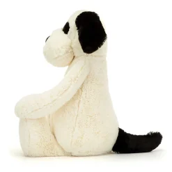 Jellycat Bashful Black and Cream Puppy, 21"