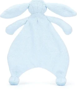Jellycat Bashful Blue Bunny Comforter, 11"