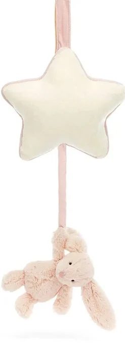 Jellycat Bashful Blush Bunny Musical Pull