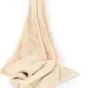 Jellycat Bashful Luxe Bunny Willow Blankie, 28"
