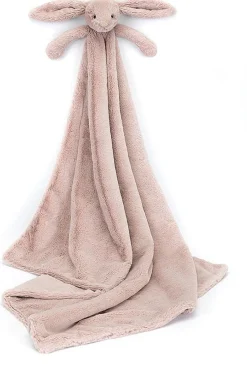 Jellycat Bashful Luxe Bunny Rosa Blankie, 28"