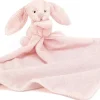 Jellycat Bashful Pink Bunny Soother, 13"