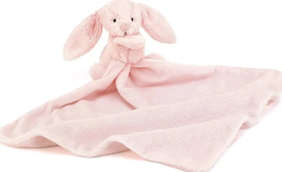 Jellycat Bashful Pink Bunny Soother, 13"