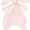 Jellycat Bashful Pink Bunny Comforter, 11"