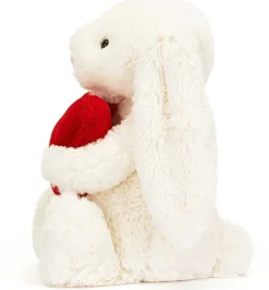 Jellycat Bashful Red Love Heart Bunny Medium, 12"
