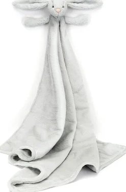 Jellycat Bashful Silver Bunny Blankie, 28"