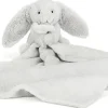 Jellycat Bashful Silver Bunny Soother, 13"