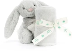 Jellycat Bashful Silver Bunny Soother, 13"