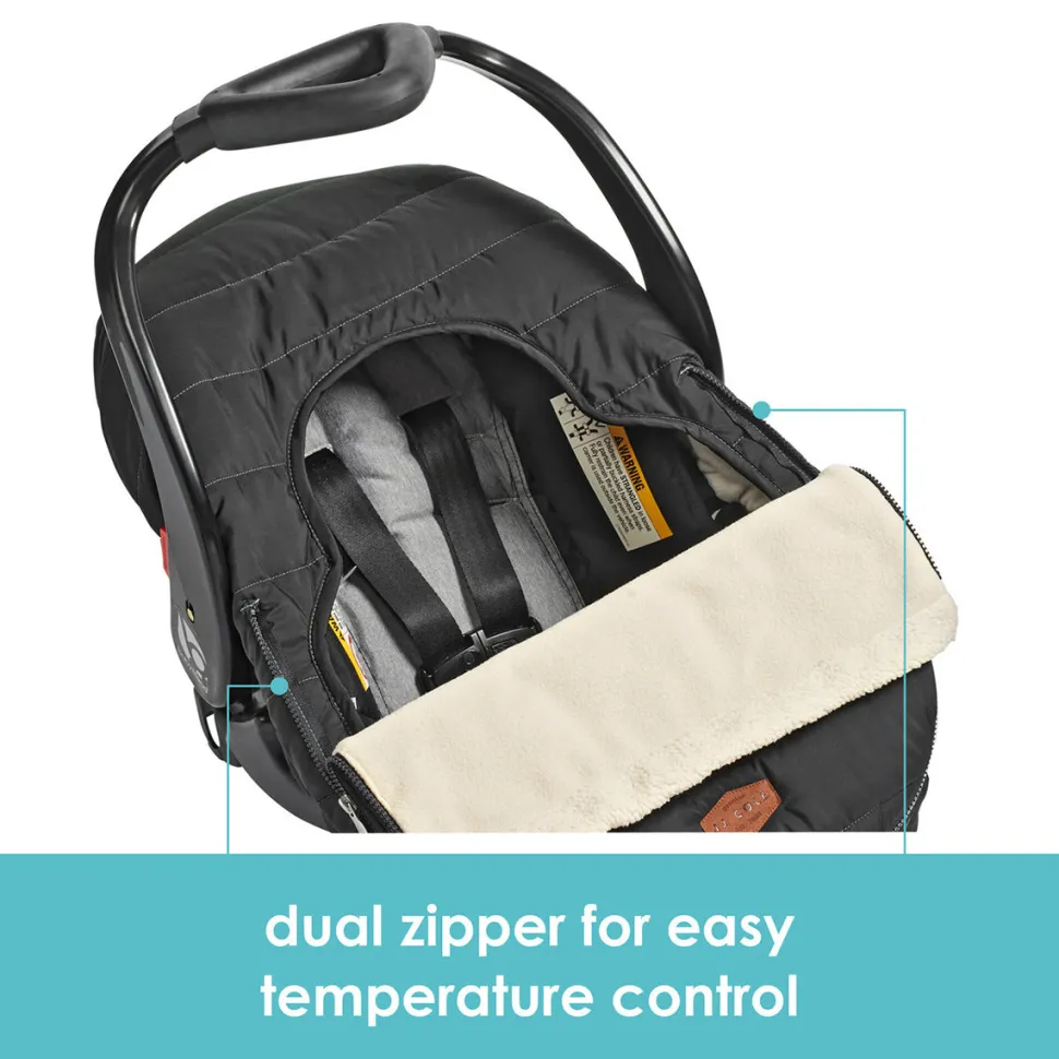 JJ Cole Car Seat Cover - Heather Gray