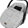 JJ Cole Cuddly Car Seat Cover - Gray
