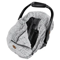 JJ Cole Cuddly Car Seat Cover - Gray