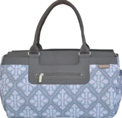 JJ Cole Parker Diaper Bag - Blue Iris