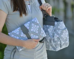 JJ Cole Parker Diaper Bag - Blue Iris