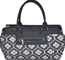 JJ Cole Parker Diaper Bag - Black Floret