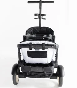Joey (2 Seater) Stroller Wagon with 1 Canopy - White