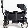Joey (2 Seater) Stroller Wagon with 1 Canopy - Black