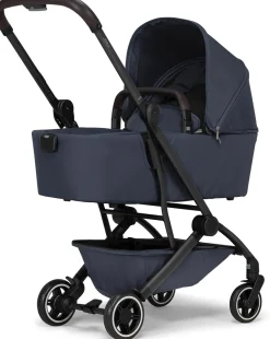 Joolz Aer+ Lightweight Compact Stroller + Bassinet Bundle - Navy Blue