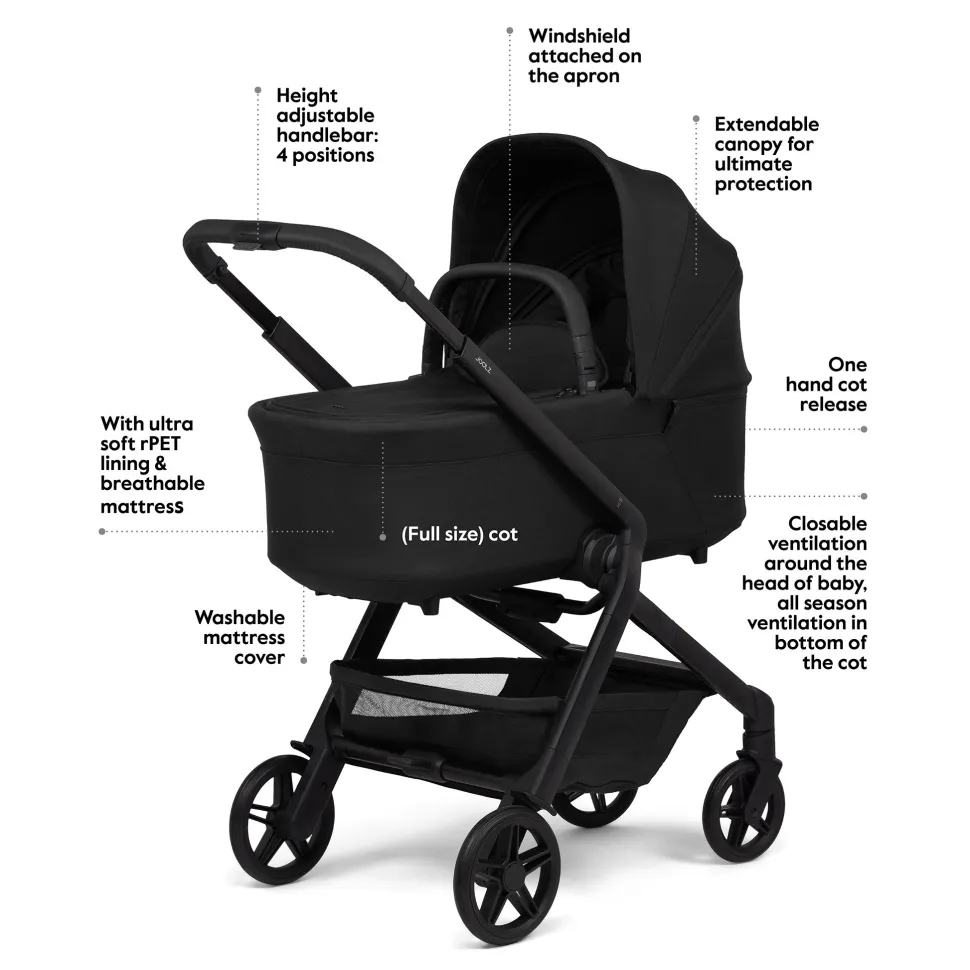 Joolz Hub2 Bassinet - Space Black