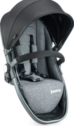 Joovy Qool Second Seat - Grey Melange