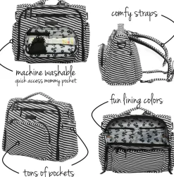 Ju-Ju-Be B.F.F. Diaper Bag - Black Magic