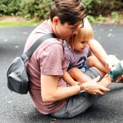 Kibou Diaper Bag Fanny Pack - Charcoal Gray
