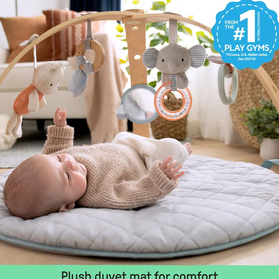 Kids2 Ingenuity Cozy Spot Reversible Duvet Activity Gym - Loamy
