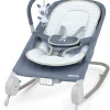 Kids2 Ingenuity Happy Belly Rock-to-Bounce Massage Seat - Chambray